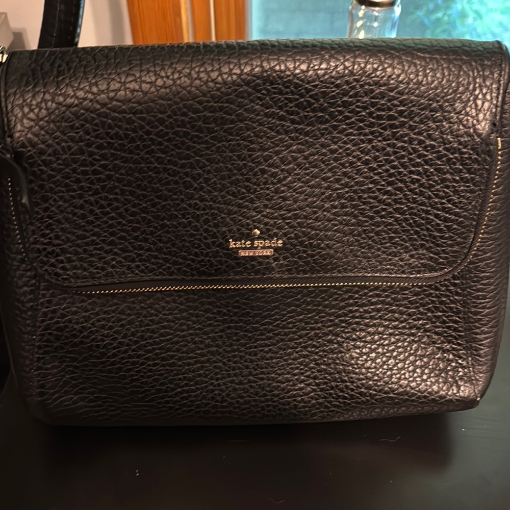 Kate Spade Black Leather Crossbody Bag